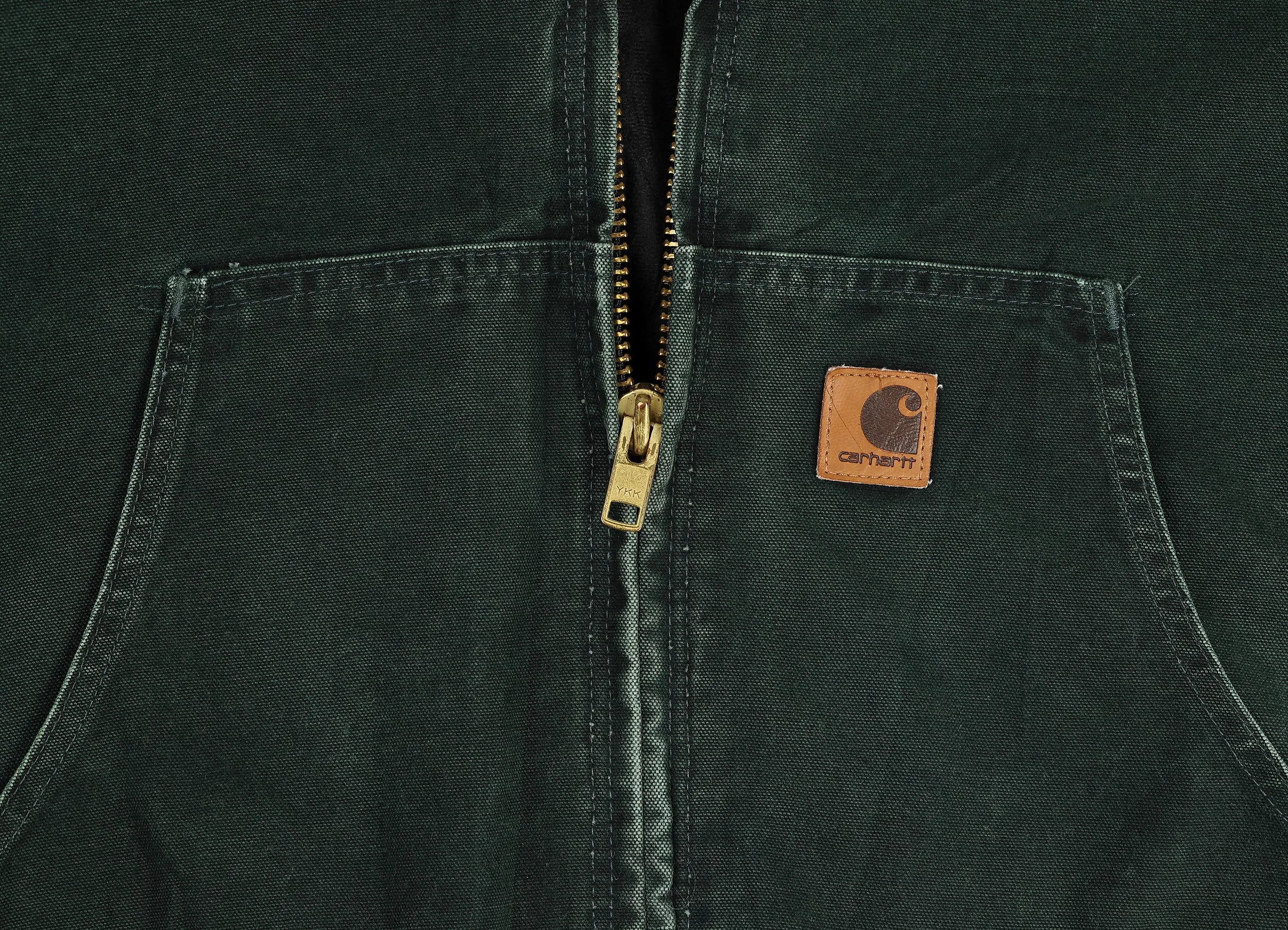 Carhartt Hooded Work Jacket - Green - L