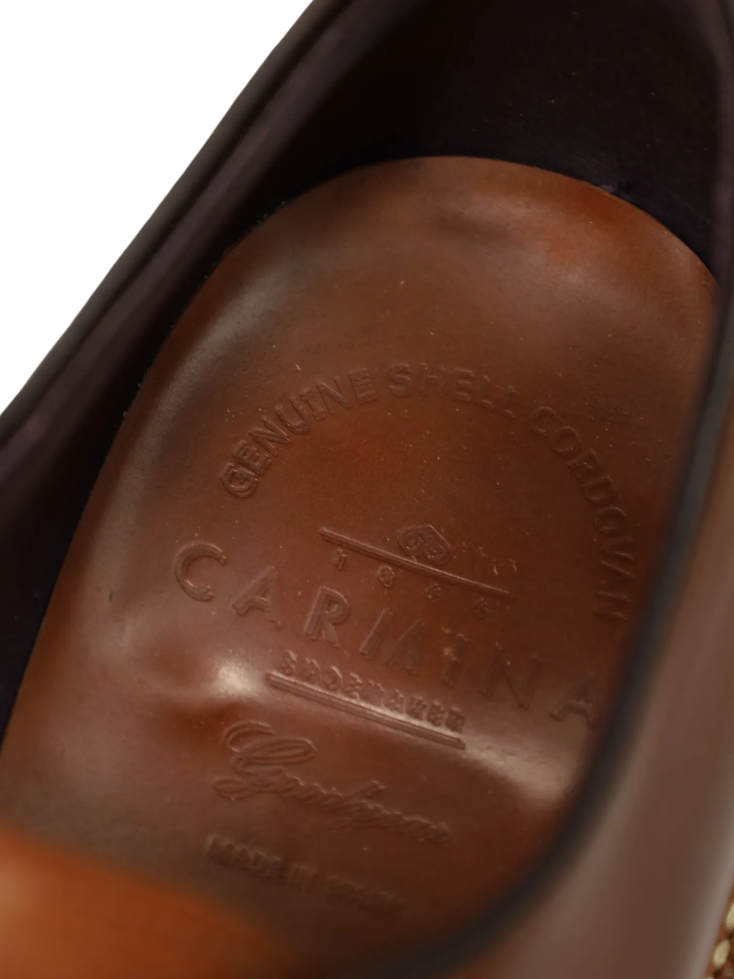 Carmina Brown Storm-Welt Cordovan Derby Lace-ups