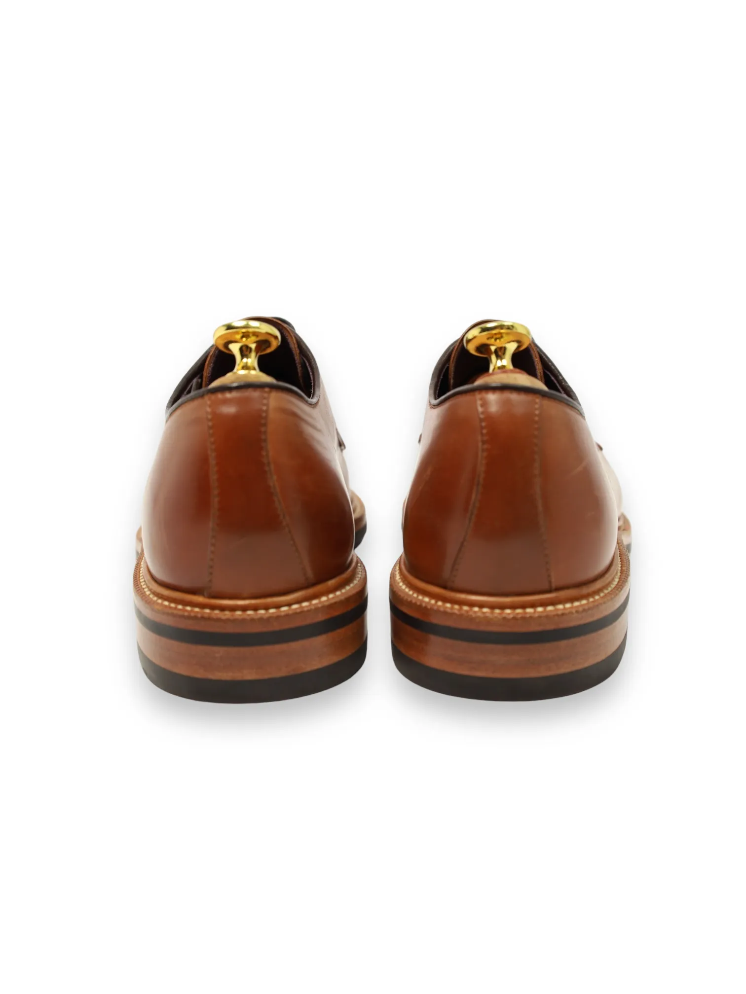 Carmina Brown Storm-Welt Cordovan Derby Lace-ups