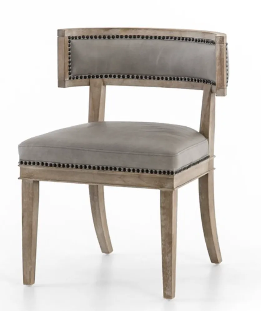 CARTER DINING CHAIR, LIGHT GREY