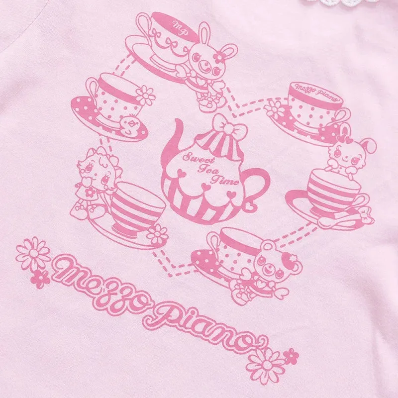 Cartoon Candy House Bunny T-Shirt
