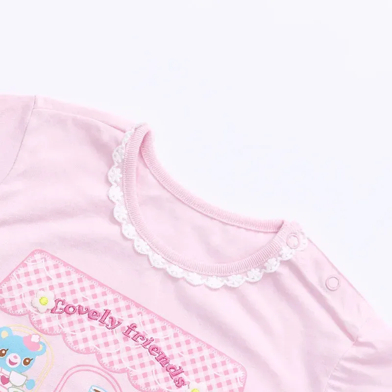 Cartoon Candy House Bunny T-Shirt