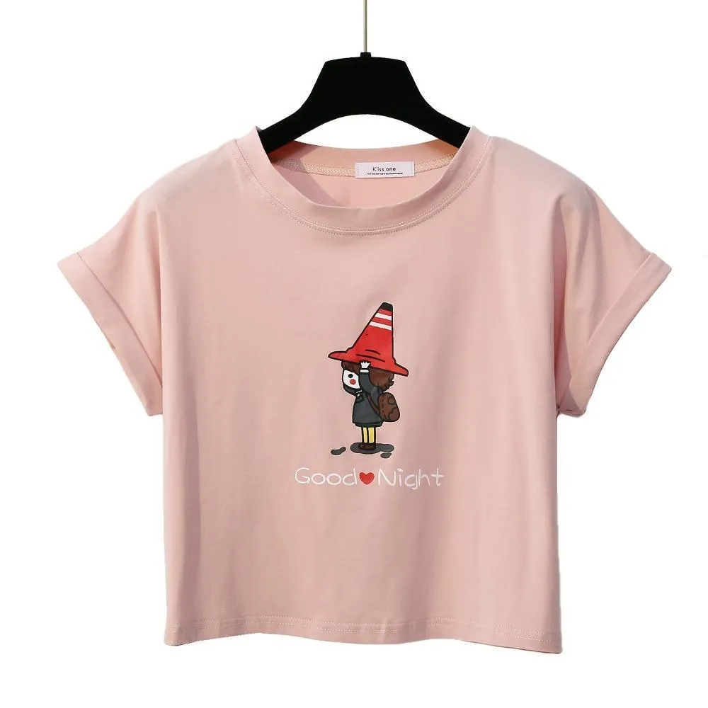 Cartoon Print T-Shirt
