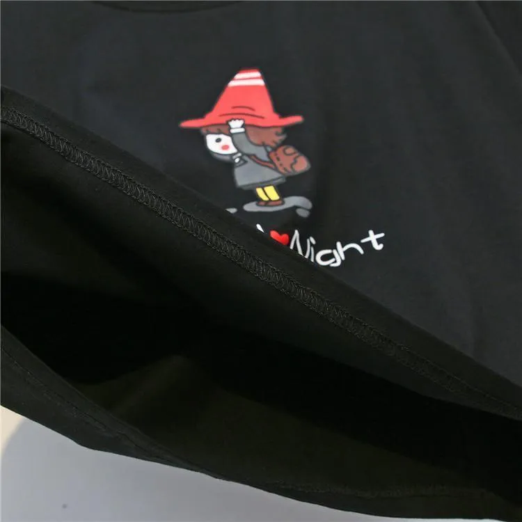 Cartoon Print T-Shirt