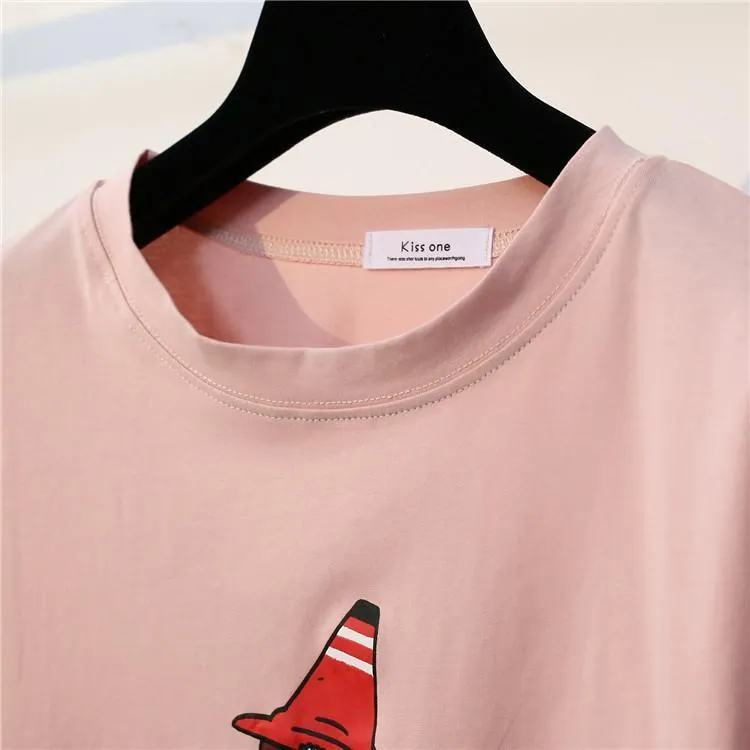 Cartoon Print T-Shirt