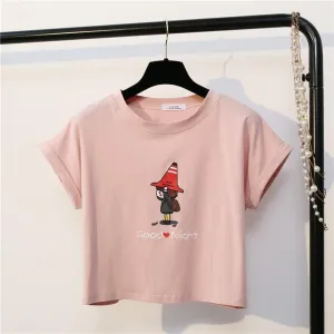 Cartoon Print T-Shirt