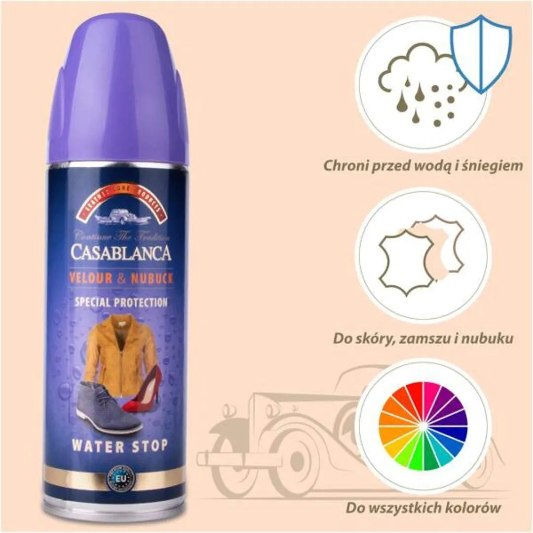 Casablanca Water Stop Spray for Nubuck and Velour