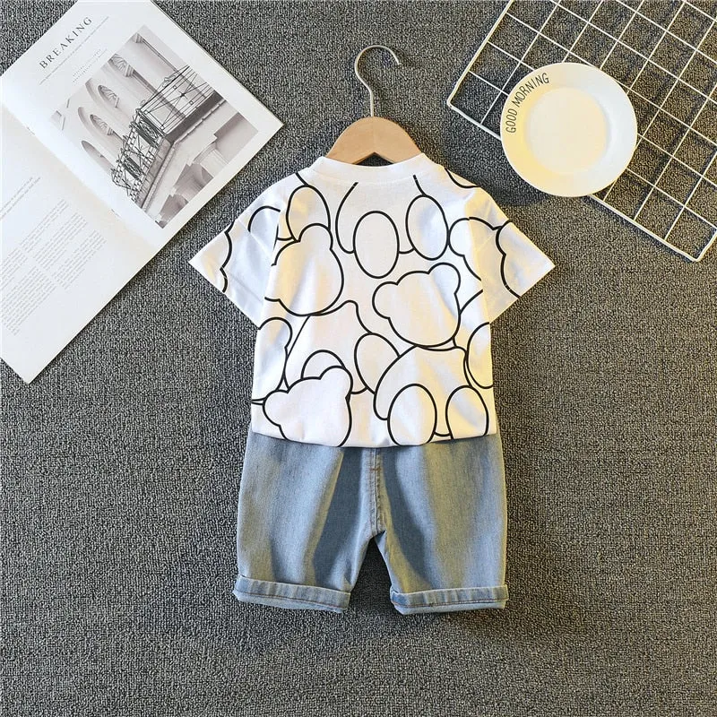 Casual T-Shirt  and Shorts Costume