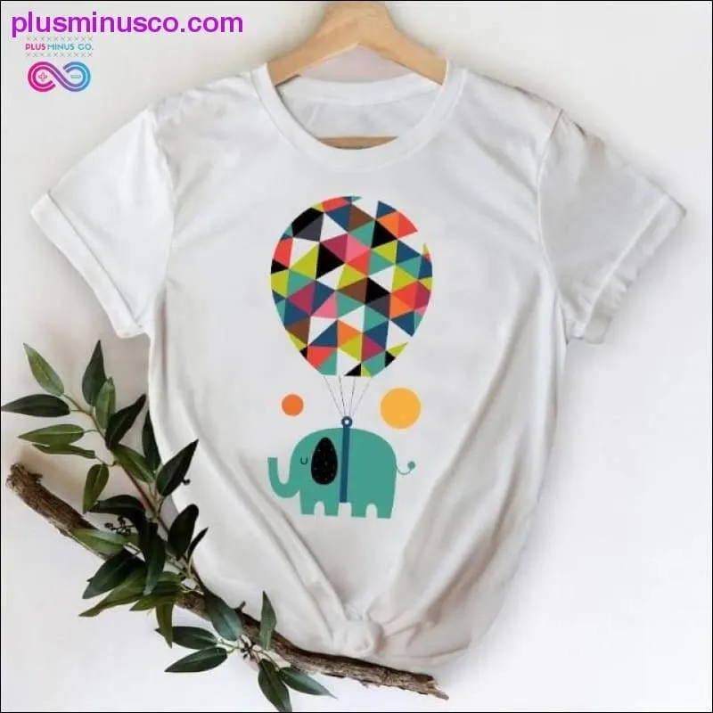 Cat Face Funny Cartoon Girl Printing 90s Spring Summer Top