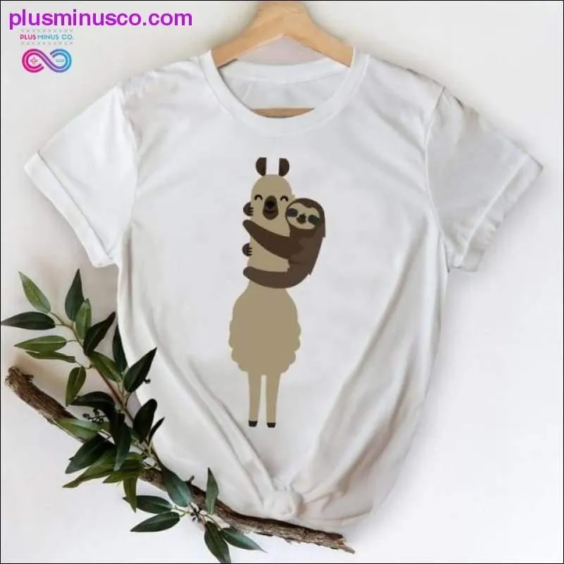 Cat Face Funny Cartoon Girl Printing 90s Spring Summer Top
