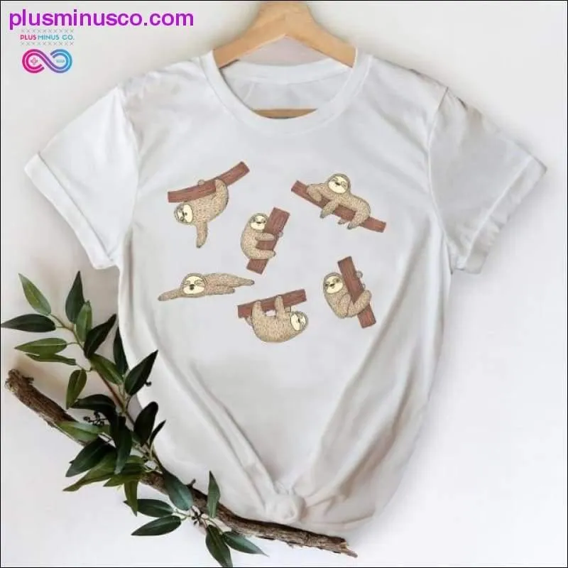 Cat Face Funny Cartoon Girl Printing 90s Spring Summer Top