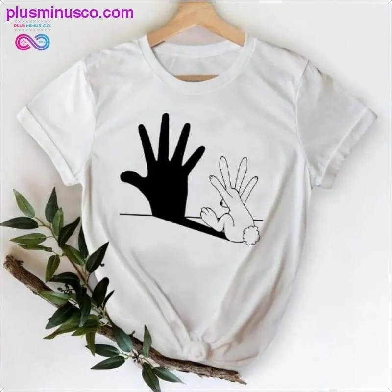 Cat Face Funny Cartoon Girl Printing 90s Spring Summer Top