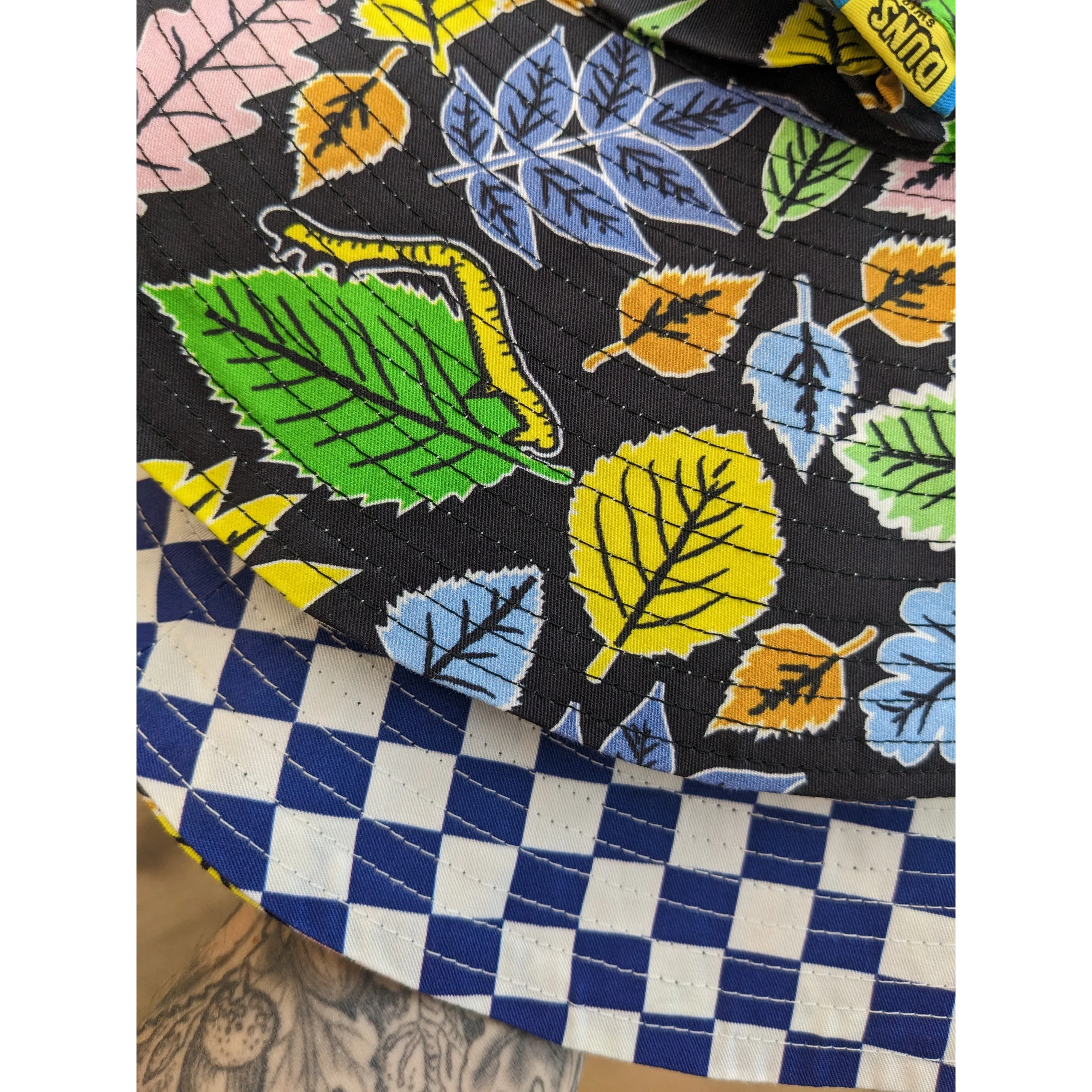 Caterpillar - Black Woven Sunhat