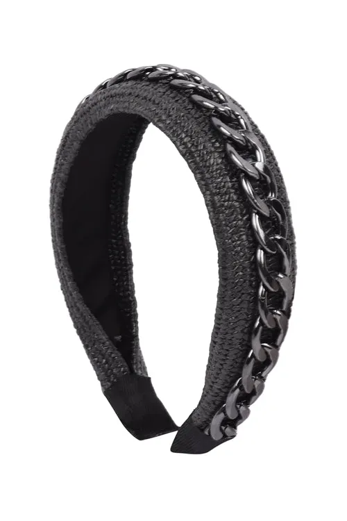 CHAIN ACCENT HEAD BAND