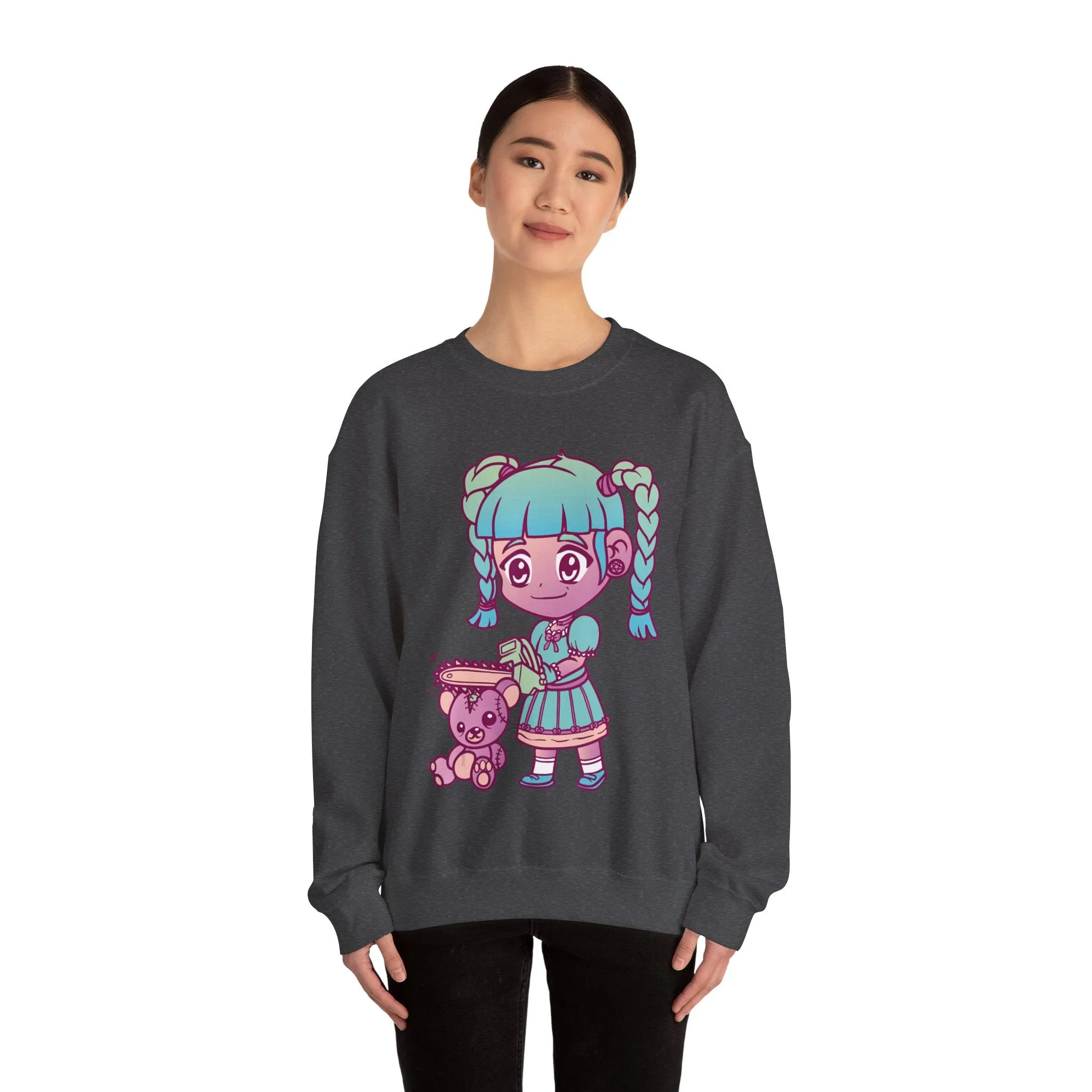 Chainsaw Girl Teddy Bear Sweatshirt