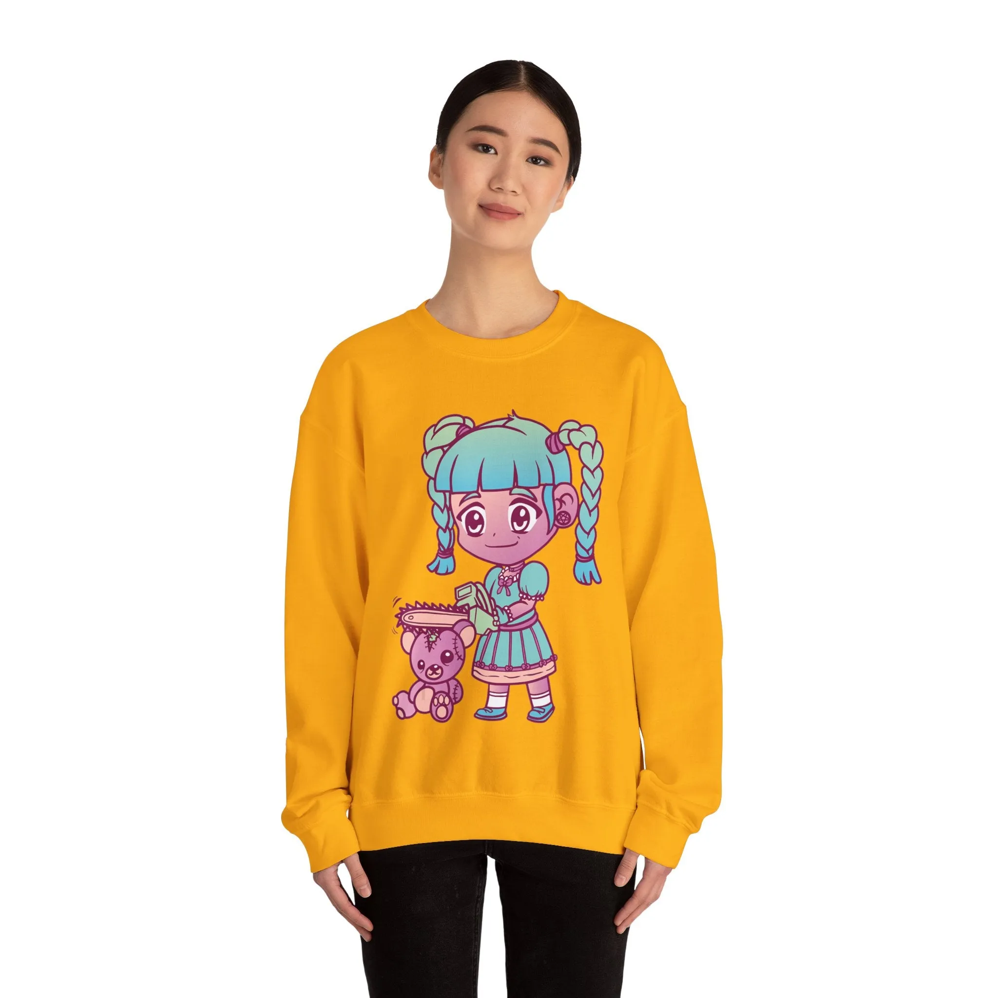 Chainsaw Girl Teddy Bear Sweatshirt