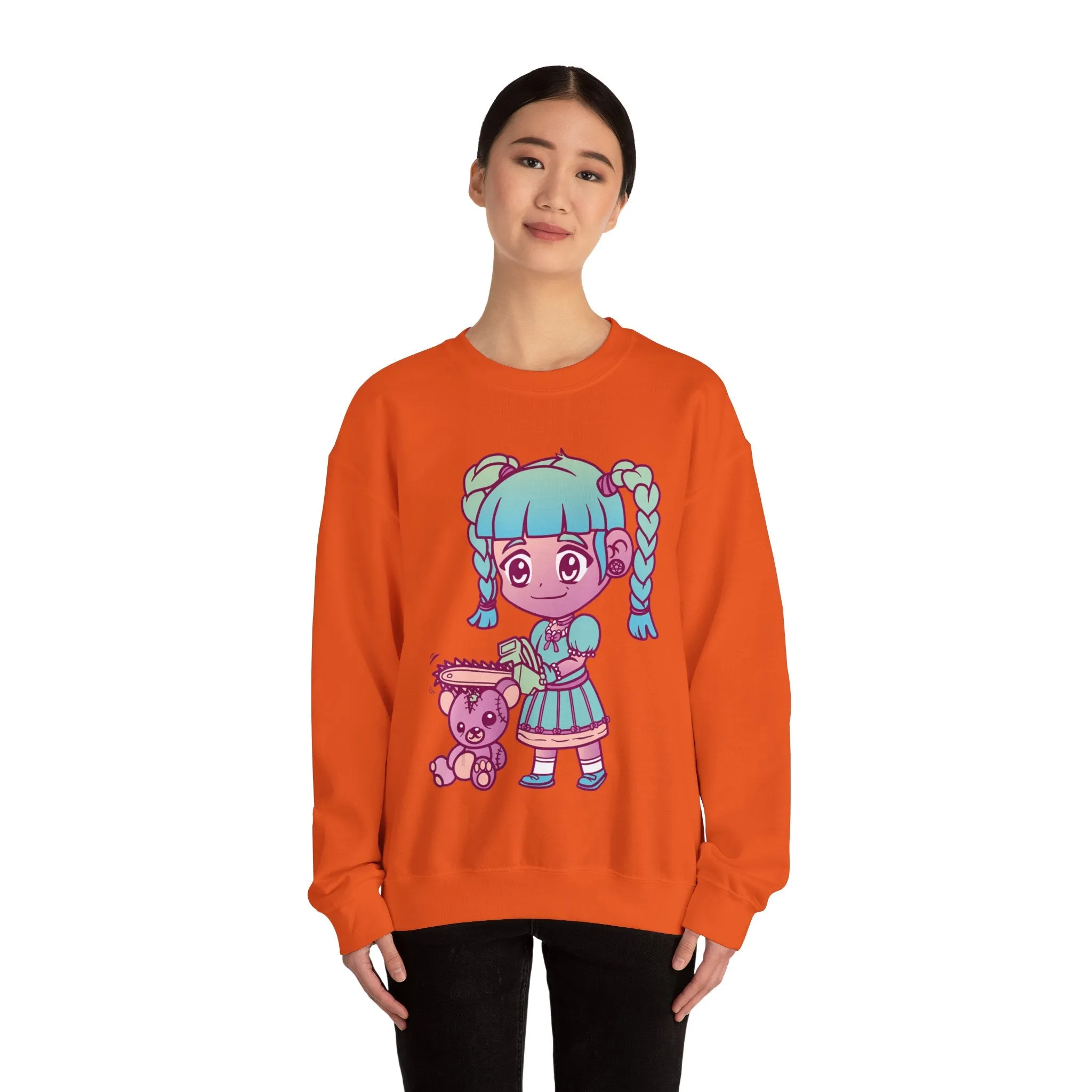 Chainsaw Girl Teddy Bear Sweatshirt