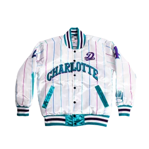 CHARLOTTE DREAMVILLE SATIN JACKET (WHITE)