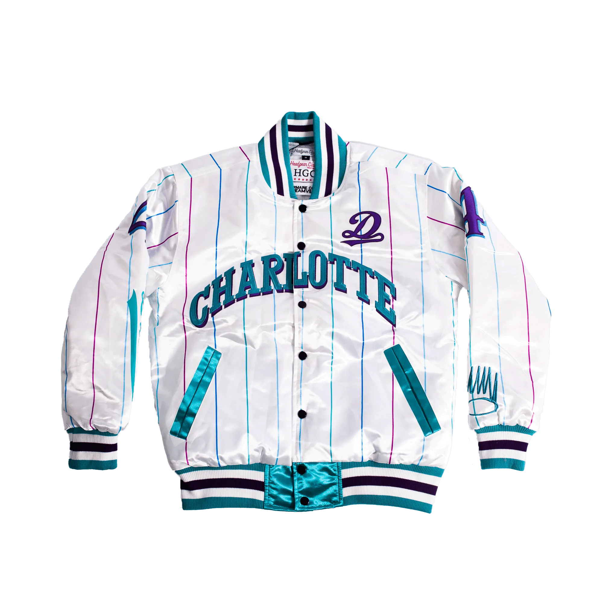 CHARLOTTE DREAMVILLE SATIN JACKET (WHITE)