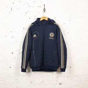 Chelsea 2012 Quilted Parka Coached Jacket Coat - Blue - M