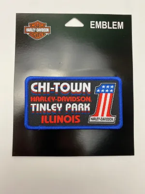 Chi-Town Harley-Davidson® Custom Retro Patch