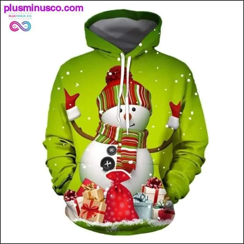 Christmas snowman printing Women Santa Claus Christmas