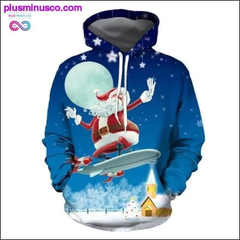 Christmas snowman printing Women Santa Claus Christmas