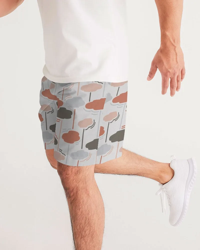 Cloudy Masculine Jogger Shorts