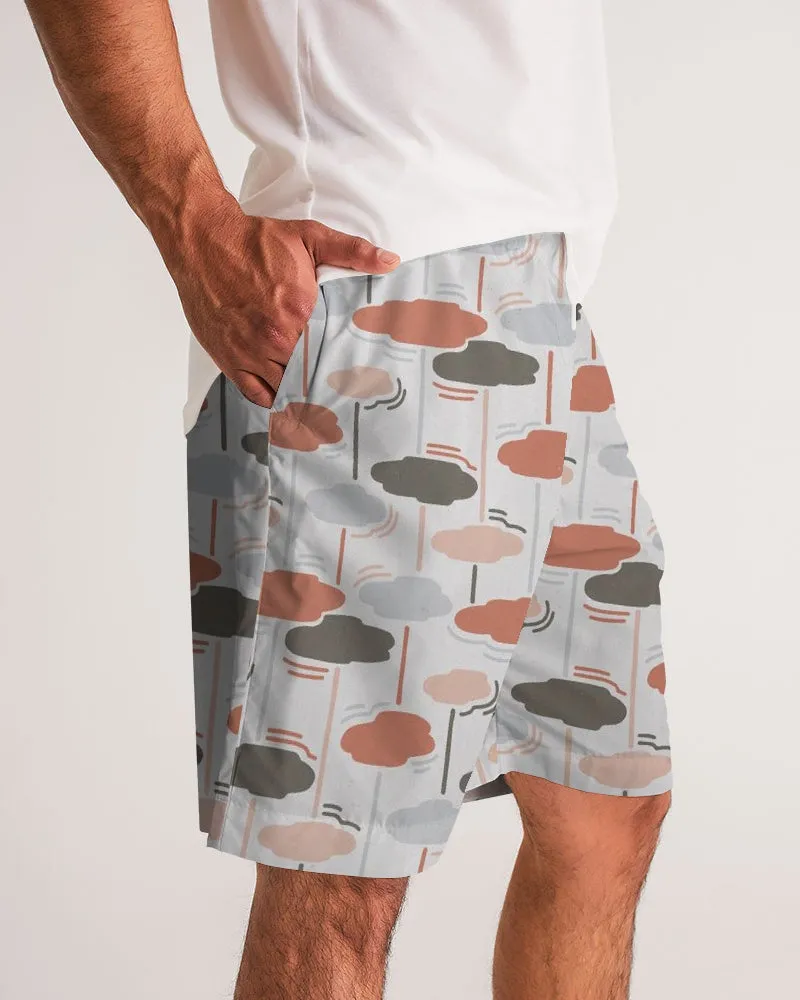 Cloudy Masculine Jogger Shorts