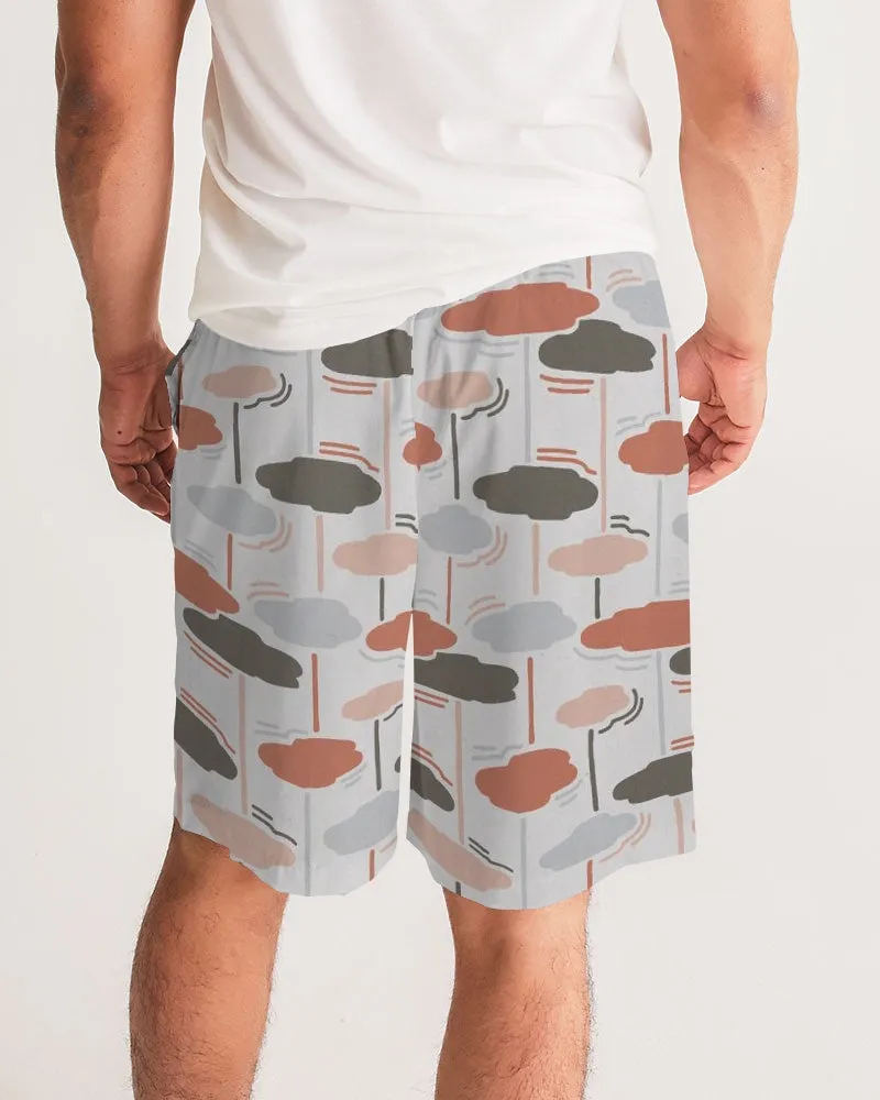 Cloudy Masculine Jogger Shorts