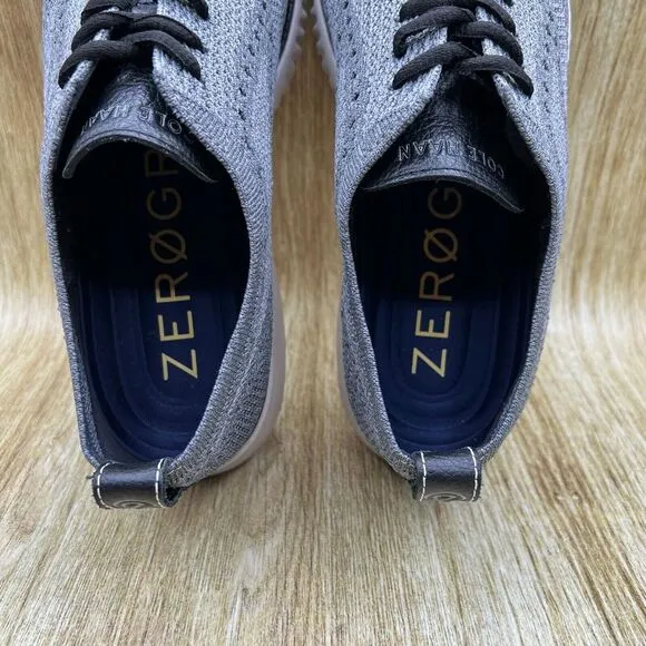 Cole‎ Haan 2.Zerogrand Men's Size 11 Gray Stitchlite Wingtip Oxford Shoes C27565