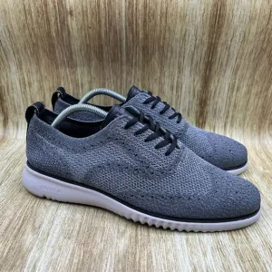 Cole‎ Haan 2.Zerogrand Men's Size 11 Gray Stitchlite Wingtip Oxford Shoes C27565