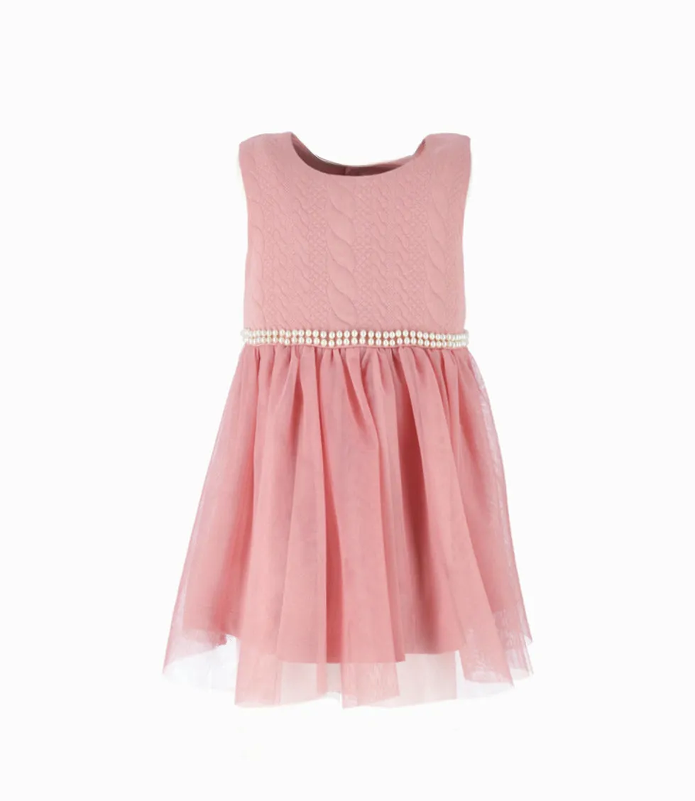 Conjunto Niña De Abrigo Y Vestido