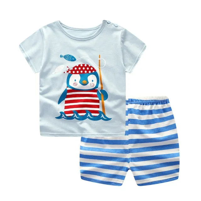 Cotton Baby Boy Clothing Suit