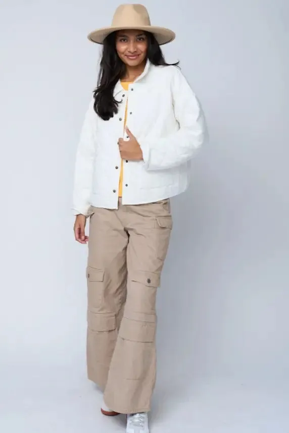 Countryside Quilted Jacket - Natural by And For Good