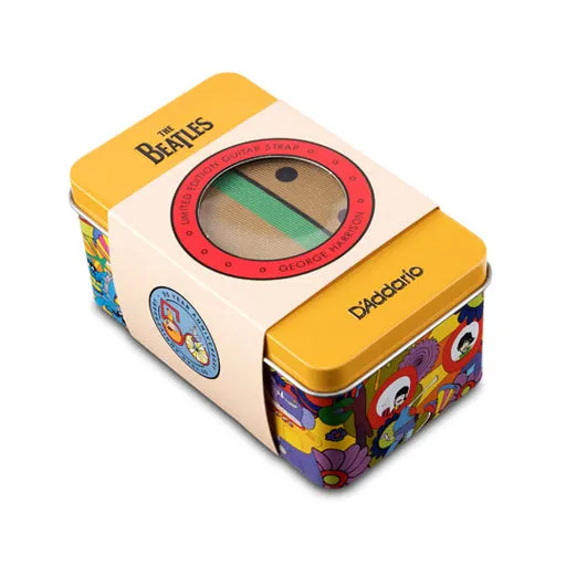 D'Addario Beatles Yellow Submarine 50mm Guitar Strap Tin, George