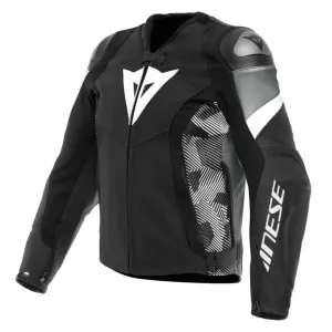 Dainese Avro 5 Leather Jacket Black / White / Anthracite