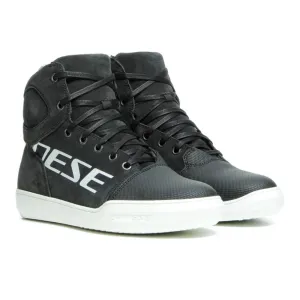 Dainese York Women's D-WP Shoes Dark Carbon / White