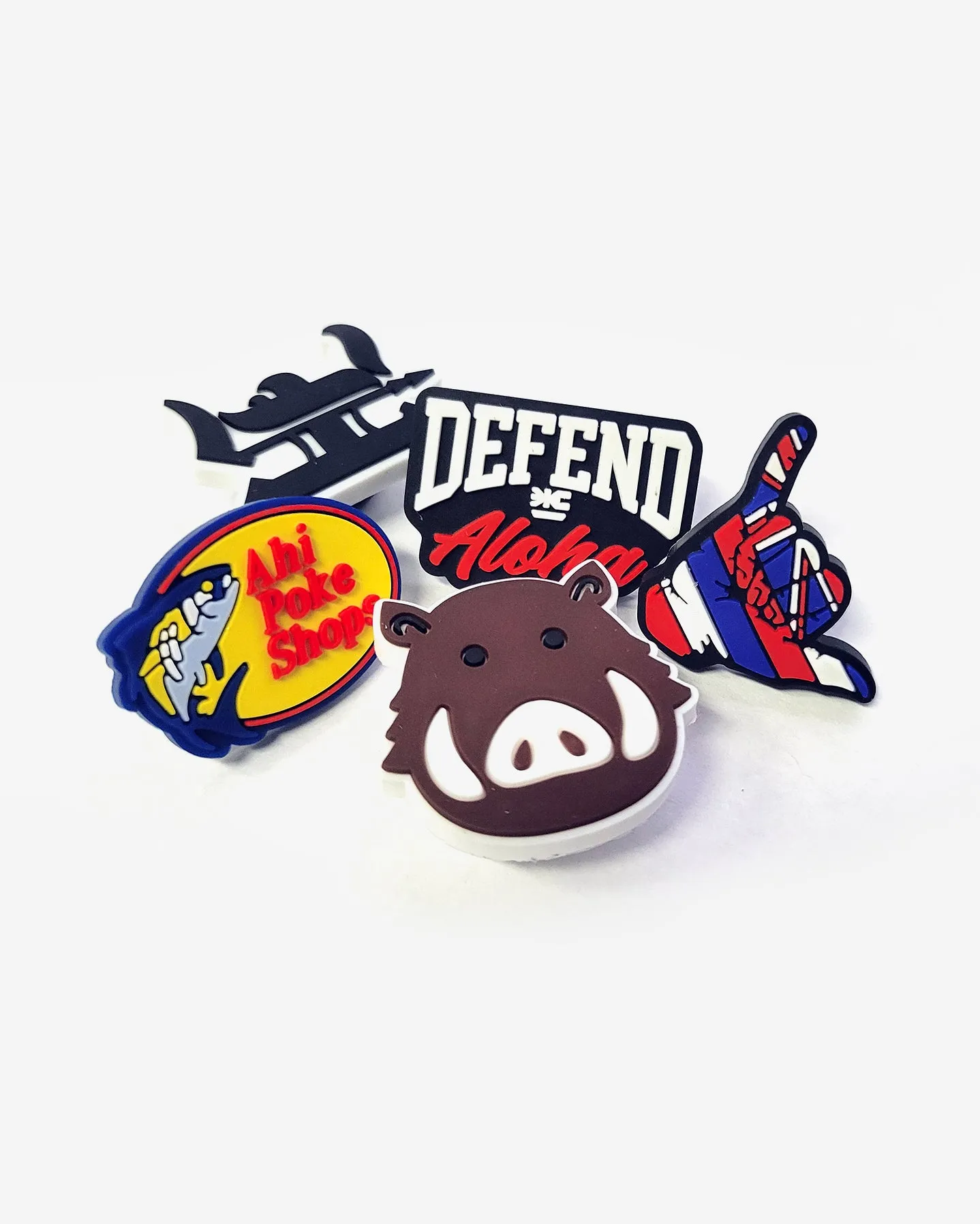 DEFEND HAWAI'I SHOE CHARMS