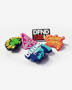 DEFEND HAWAI'I SHOE CHARMS