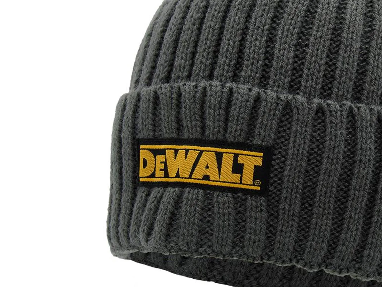 Dewalt Power Tools Indianapolis Grey Knitted Beanie Hat