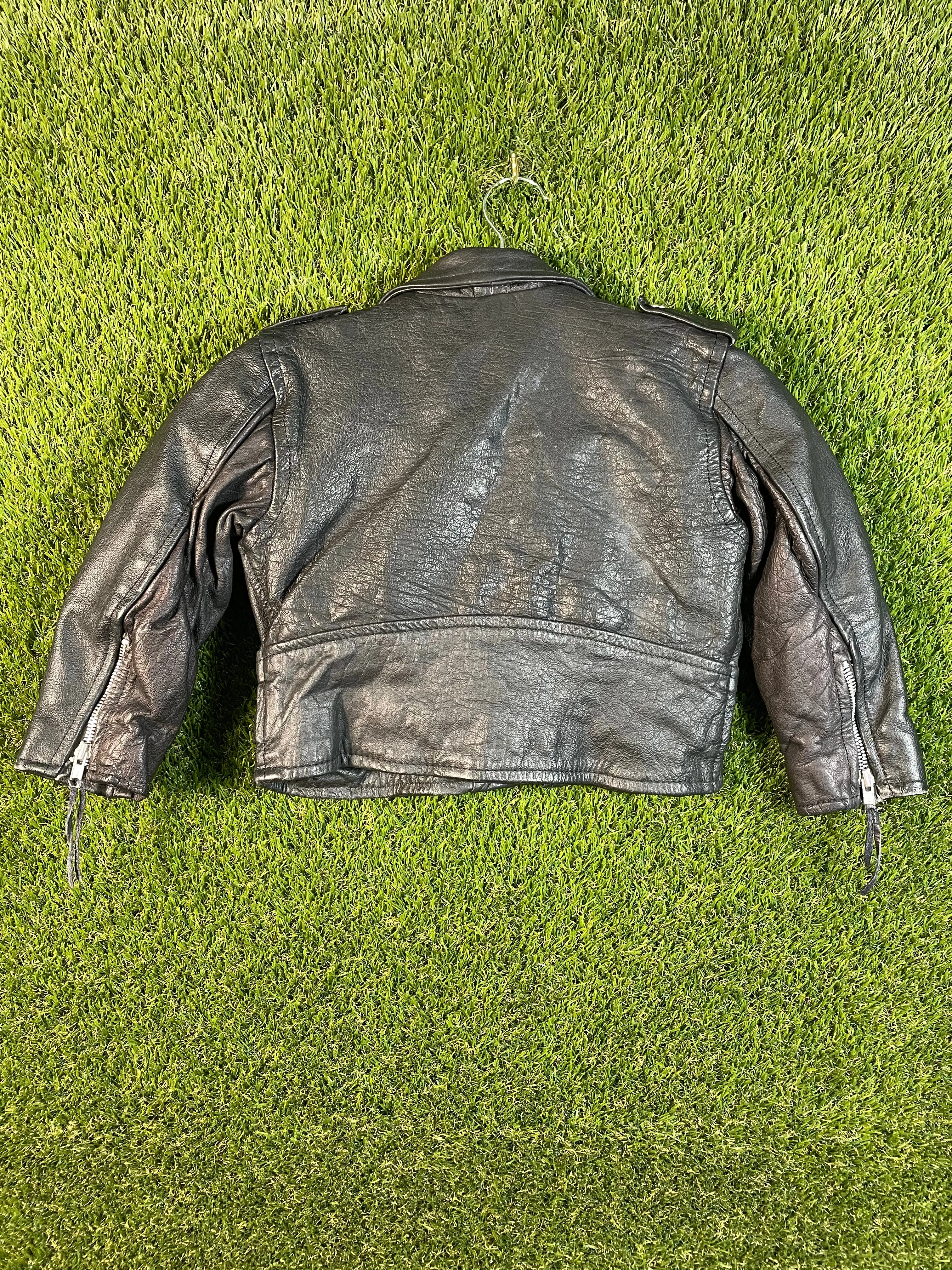 Diamond Leather Collection Kid's Moto Jacket