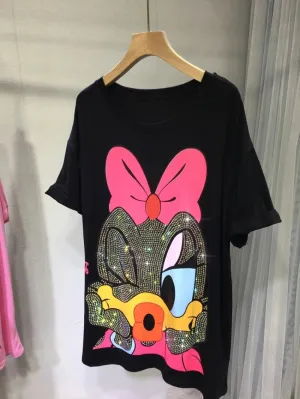 Disney Plus Size Rhinestone Minnie Mouse T-Shirt