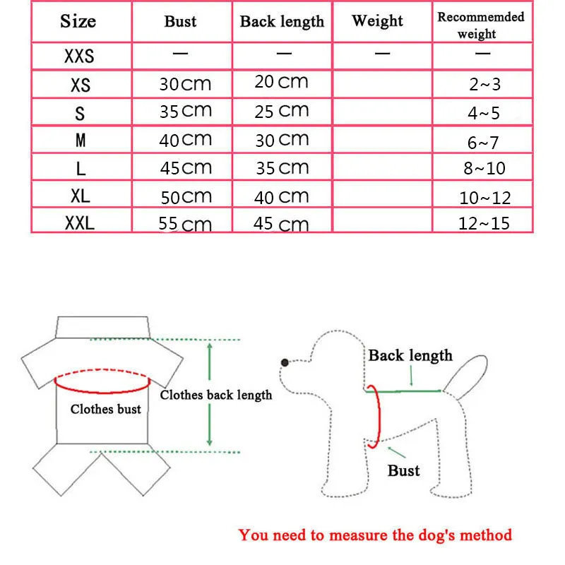 Dog Clothing Cartoon Pets Clothing