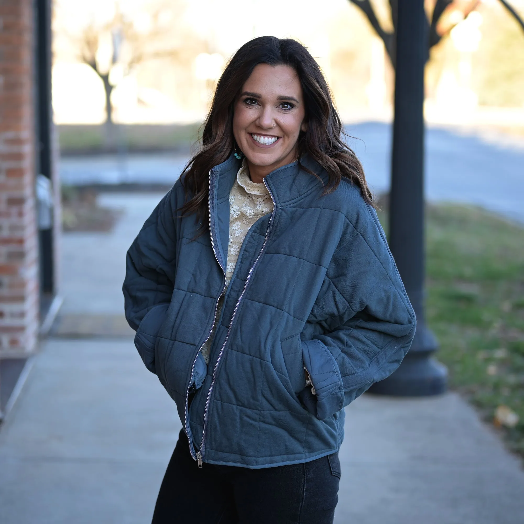 Dolman Quilted Jacket