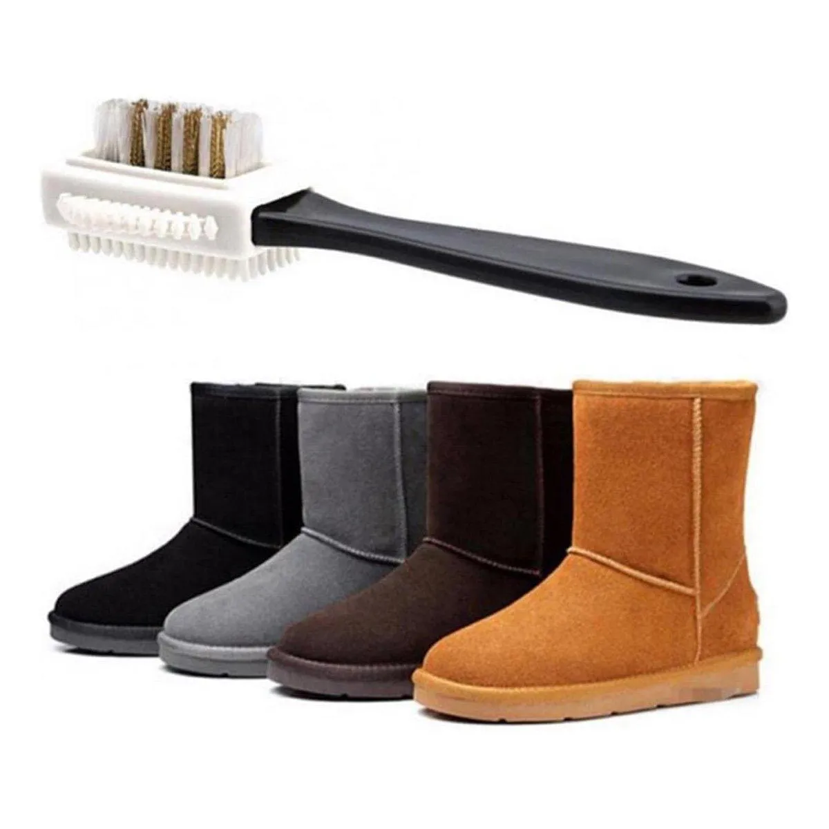 Double Sided Shoe Cleaning Brush for All Purpose Shoe Care and Maintenance
