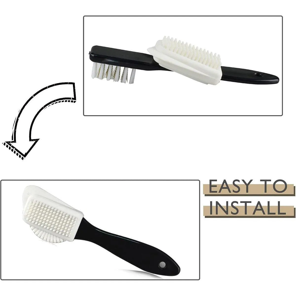 Double Sided Shoe Cleaning Brush for All Purpose Shoe Care and Maintenance