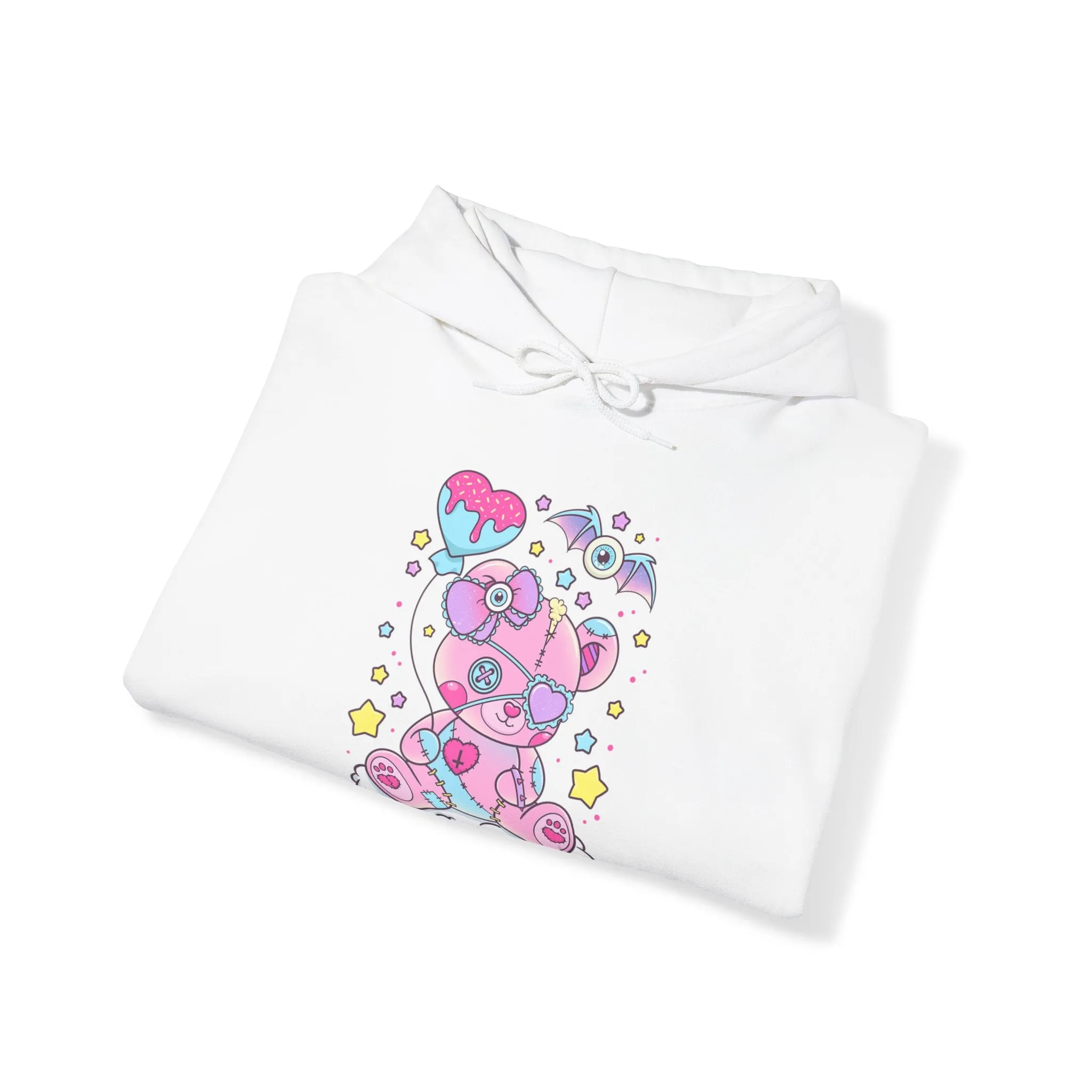 Doughnut Heart Teddy Bear Hoodie