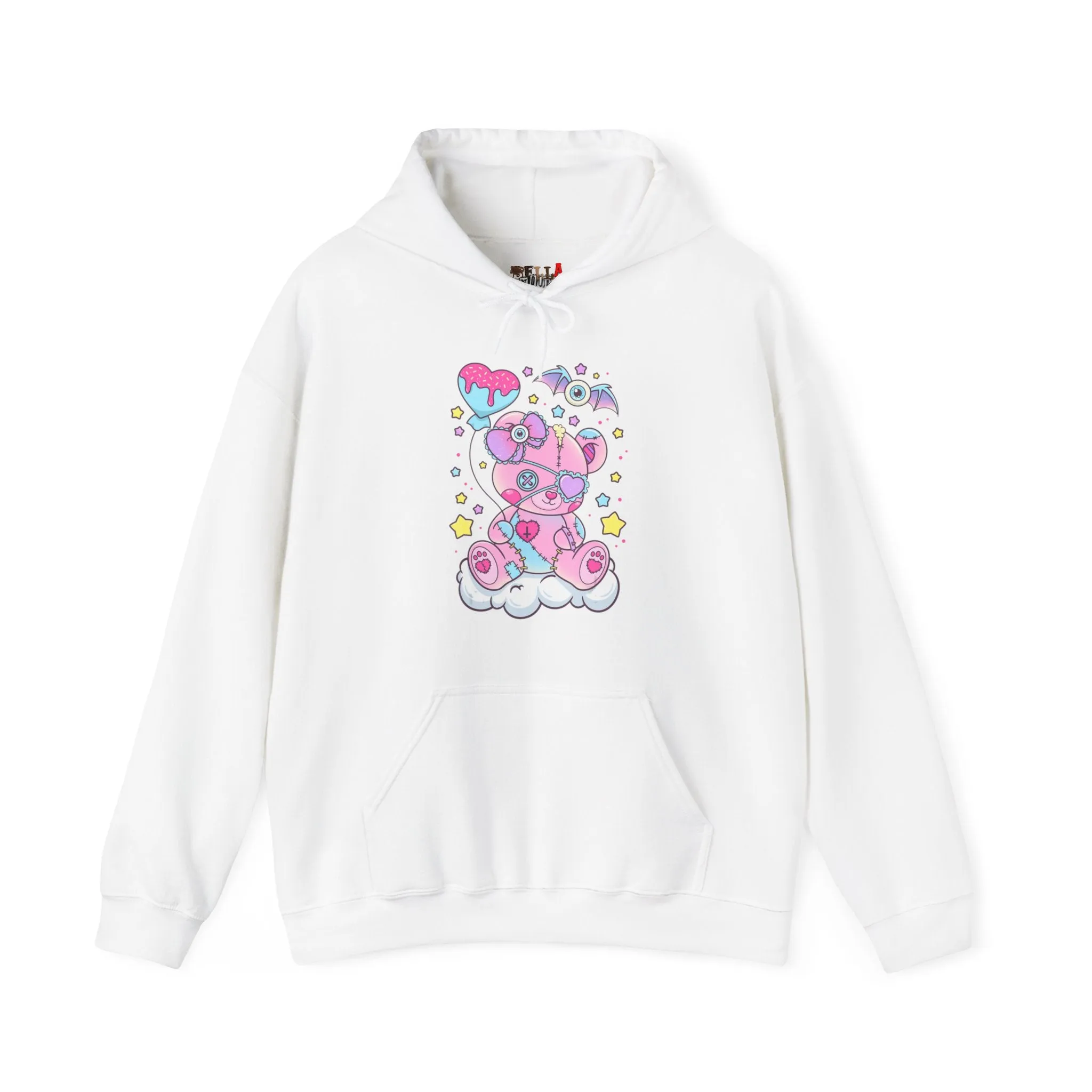 Doughnut Heart Teddy Bear Hoodie
