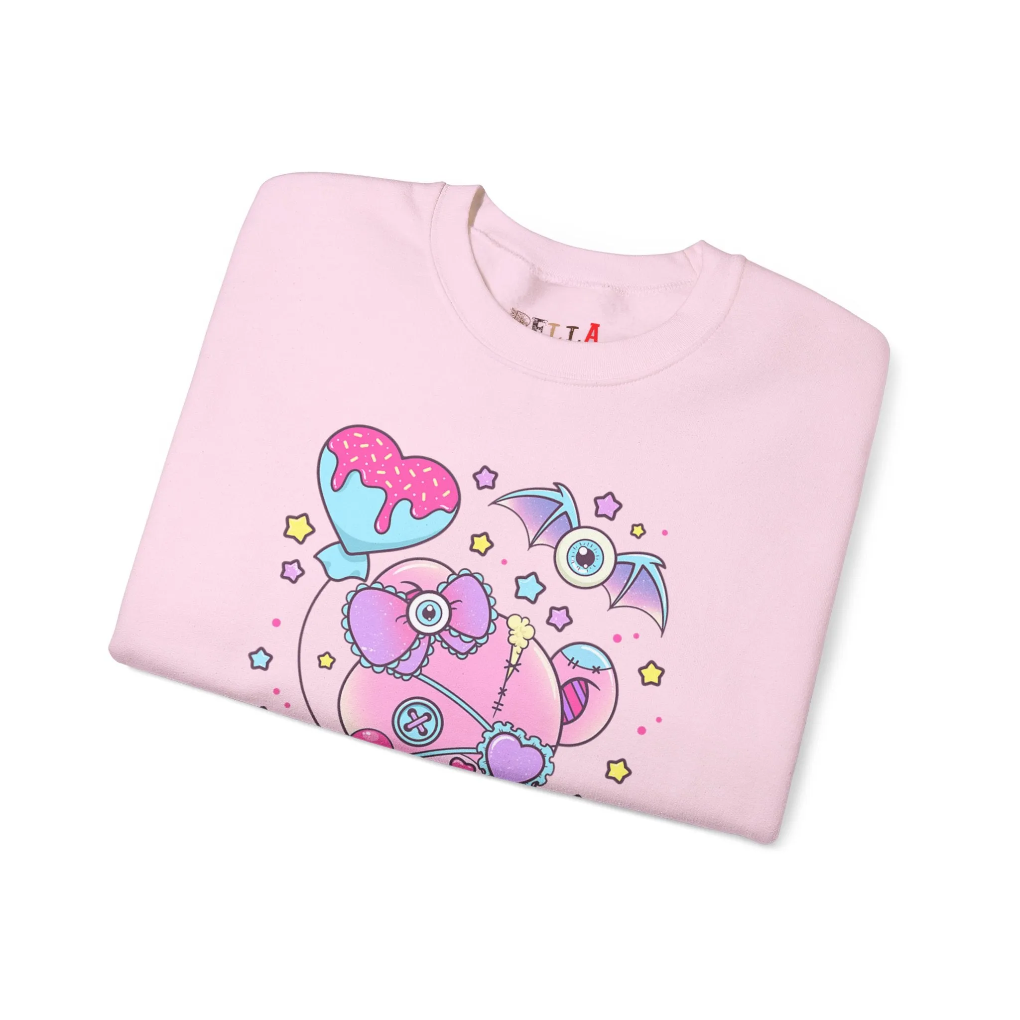 Doughnut Heart Teddy Bear Sweatshirt